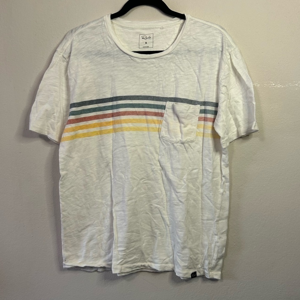 Rails Skipper Kurayo Multi White Stripped Tee